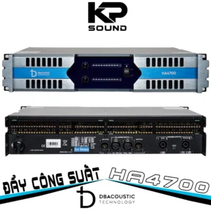 Đẩy Công Suất DBacoustic HA4700