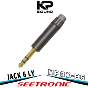 Jack 6mm Stereo Seetronic – MP3X-BG