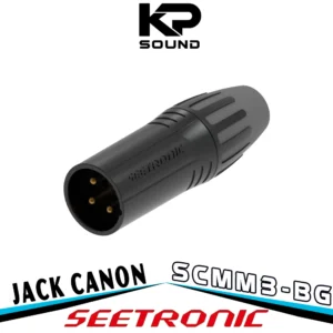 Jack Canon Đực Seetronic – SCMM3-BG
