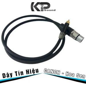 Dây Tín Hiệu Canon (XLR) Cái - Hoa Sen (RCA) Seetronic